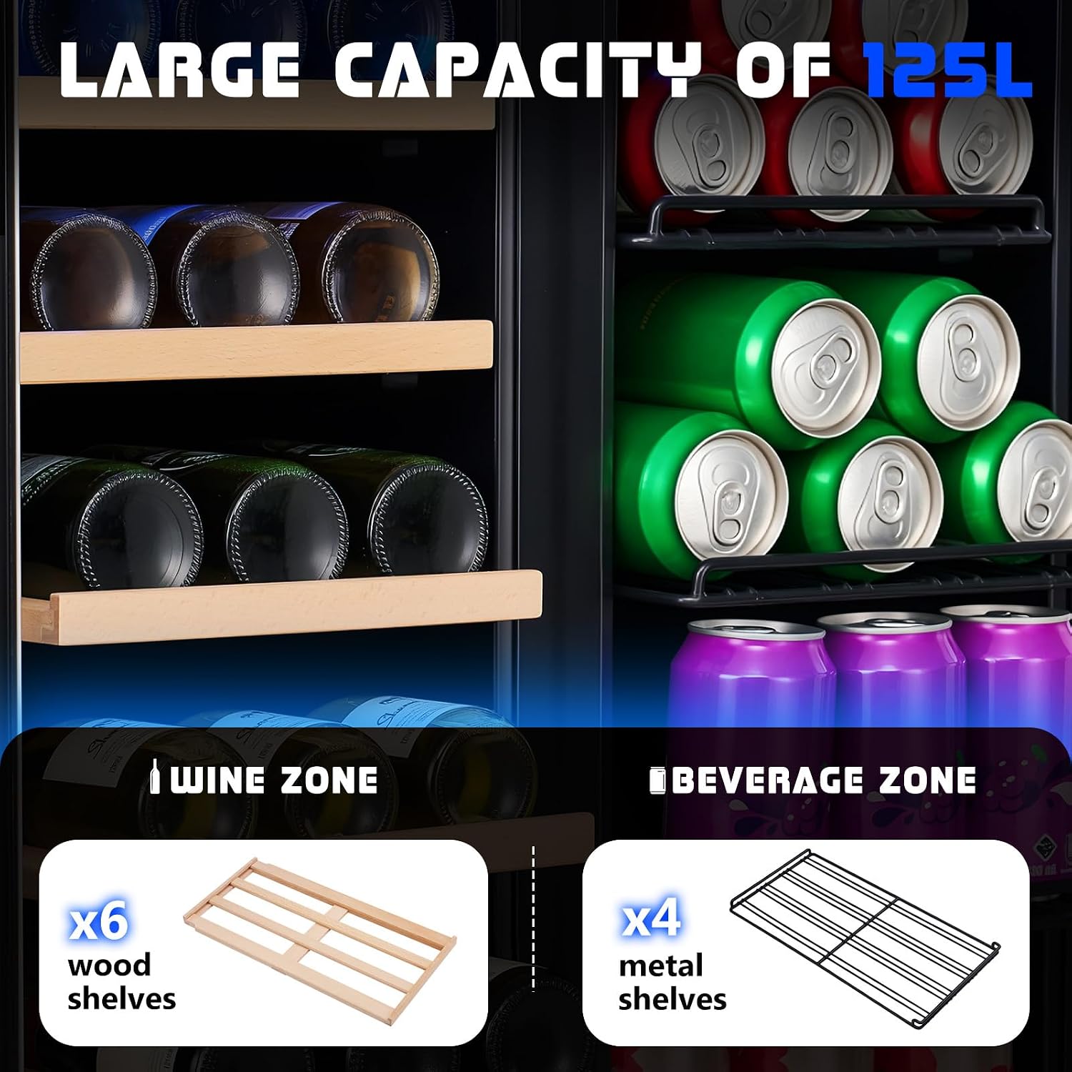Холодильник для напитков, 24-д – обзор и цена Wine Beer Fridge Under Counter